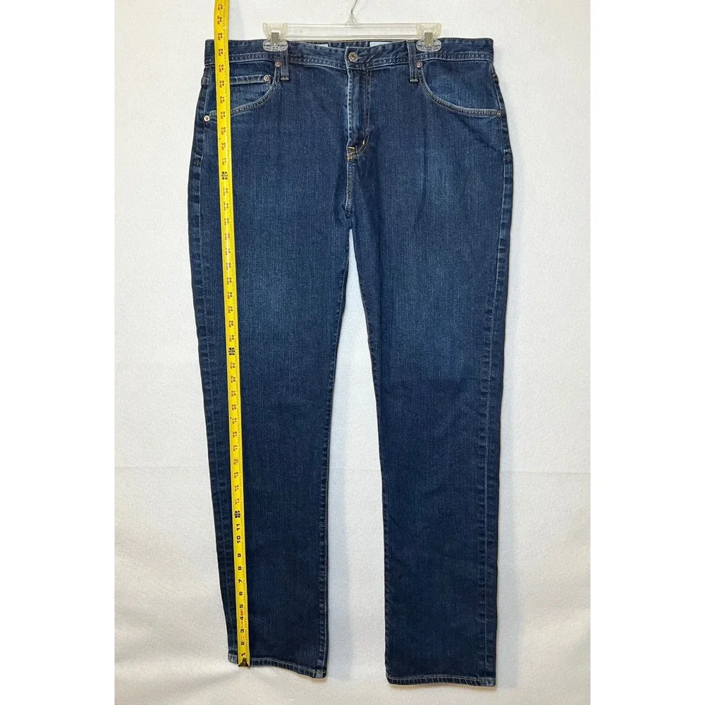 AG Adriano Goldschmied B-Type III Easy Dark Wash Straight Leg Jeans Men 38x35